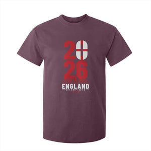 Vintage England Champions T Shirt For Kid Football Supporter Graphic TS12 Maroon Print Your Wear