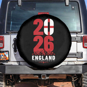 Vintage England Champions Spare Tire Cover Football Supporter Graphic TS12 No hole Black Print Your Wear