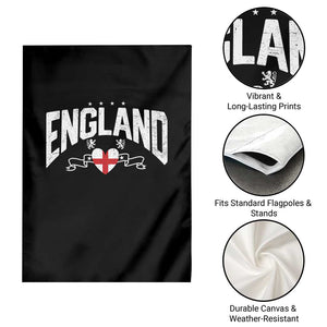 England Flag Heart Garden Flag Patriotic English Pride Graphic Gift TS12 Print Your Wear