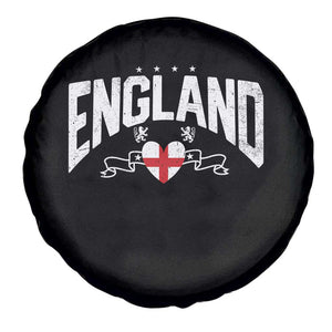 England Flag Heart Spare Tire Cover Patriotic English Pride Graphic Gift TS12 Print Your Wear