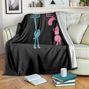 Wait What Grammar English Teacher Throw Blanket Funny Punctuation Gift