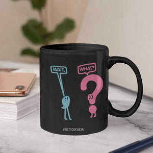 Wait What Grammar English Teacher Coffee Mug Funny Punctuation Gift