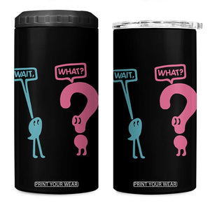 Wait What Grammar English Teacher 4 in 1 Can Cooler Tumbler Funny Punctuation Gift