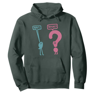Wait What Grammar English Teacher Hoodie Funny Punctuation Gift