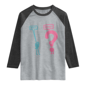 Wait What Grammar English Teacher Raglan Shirt Funny Punctuation Gift