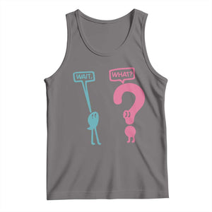 Wait What Grammar English Teacher Tank Top Funny Punctuation Gift