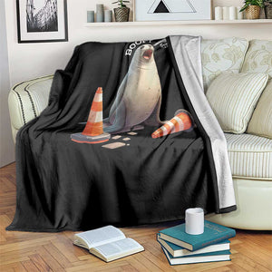 Funny Neil The Seal Boop Throw Blanket Viral Cute Seal Lover Gift
