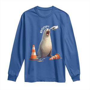 Funny Neil The Seal Boop Long Sleeve Shirt Viral Cute Seal Lover Gift