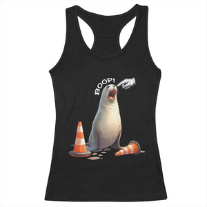 Funny Neil The Seal Boop Racerback Tank Top Viral Cute Seal Lover Gift