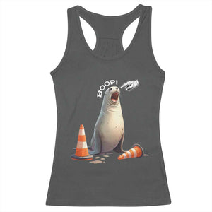 Funny Neil The Seal Boop Racerback Tank Top Viral Cute Seal Lover Gift
