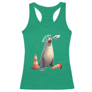Funny Neil The Seal Boop Racerback Tank Top Viral Cute Seal Lover Gift