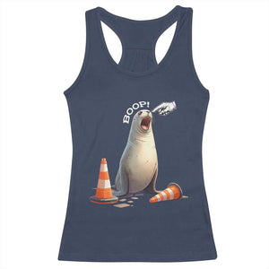 Funny Neil The Seal Boop Racerback Tank Top Viral Cute Seal Lover Gift