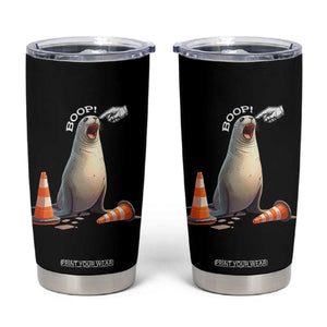 Funny Neil The Seal Boop Tumbler Cup Viral Cute Seal Lover Gift