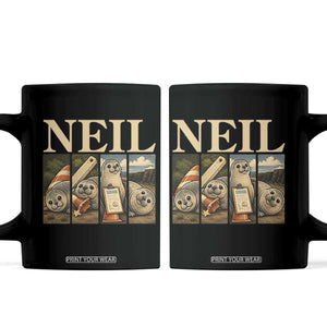 Funny Neil The Seal Coffee Mug Viral Ocean Animal Meme Graphic