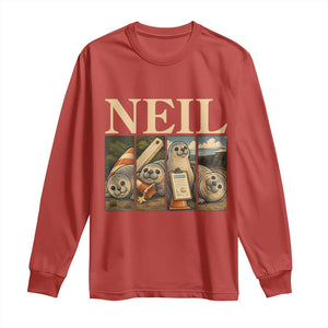 Funny Neil The Seal Long Sleeve Shirt Viral Ocean Animal Meme Graphic