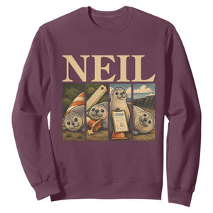 Funny Neil The Seal Sweatshirt Viral Ocean Animal Meme Graphic