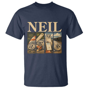 Funny Neil The Seal T Shirt Viral Ocean Animal Meme Graphic