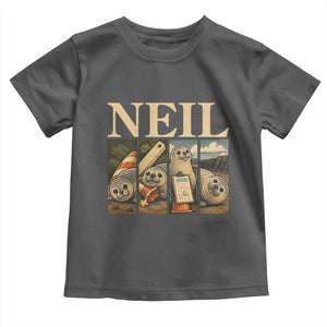 Funny Neil The Seal Toddler T Shirt Viral Ocean Animal Meme Graphic TS12 Dark Heather Print Your Wear