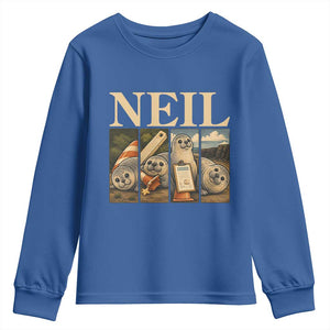 Funny Neil The Seal Youth Sweatshirt Viral Ocean Animal Meme Graphic