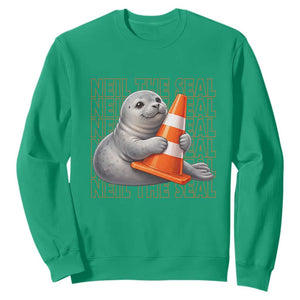 Neil The Seal Groovy Sweatshirt Retro Vintage Cute Seal Lover Graphic