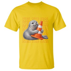Neil The Seal Groovy T Shirt Retro Vintage Cute Seal Lover Graphic