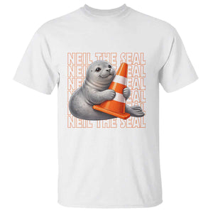 Neil The Seal Groovy T Shirt Retro Vintage Cute Seal Lover Graphic