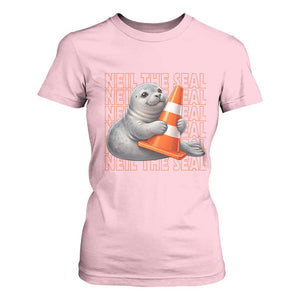 Neil The Seal Groovy T Shirt For Women Retro Vintage Cute Seal Lover Graphic