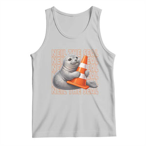 Neil The Seal Groovy Tank Top Retro Vintage Cute Seal Lover Graphic