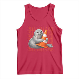Neil The Seal Groovy Tank Top Retro Vintage Cute Seal Lover Graphic