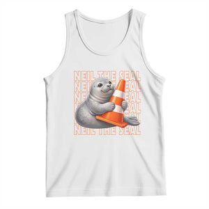 Neil The Seal Groovy Tank Top Retro Vintage Cute Seal Lover Graphic