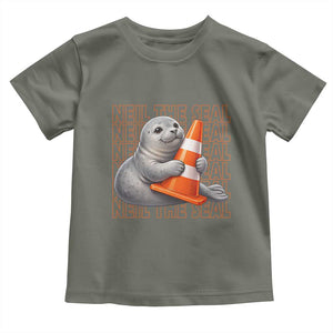 Neil The Seal Groovy Toddler T Shirt Retro Vintage Cute Seal Lover Graphic