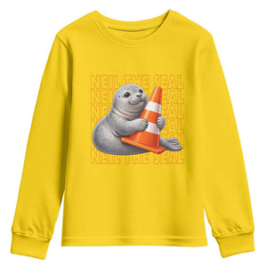 Neil The Seal Groovy Youth Sweatshirt Retro Vintage Cute Seal Lover Graphic
