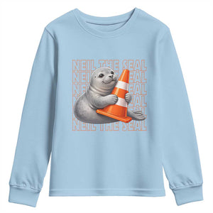 Neil The Seal Groovy Youth Sweatshirt Retro Vintage Cute Seal Lover Graphic
