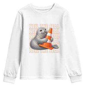 Neil The Seal Groovy Youth Sweatshirt Retro Vintage Cute Seal Lover Graphic