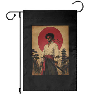 Afro American Samurai Bushido Warrior Garden Flag Vintage Japanese Ukiyoe Graphic