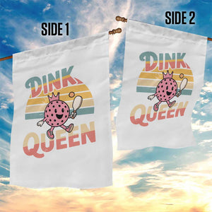 Pickleball Girl Lover Garden Flag Dink Queen TS12 Print Your Wear
