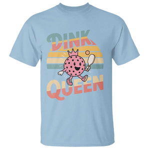 Pickleball Girl Lover T Shirt Dink Queen TS12 Light Blue Print Your Wear