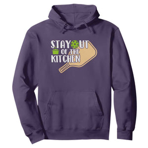 Funny Pickleball Hoodie Stay Out Of The Kitchen TS12 Purple Print Your Wear