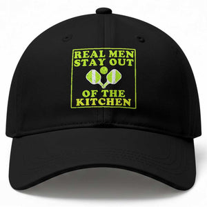 Funny Pickleball Baseball Cap Stay Out Of The Kitchen For Men TS12 Print Your Wear
