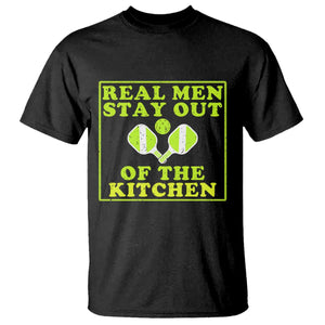 Funny Pickleball T Shirt Stay Out Of The Kitchen For Men TS12 Black Print Your Wear