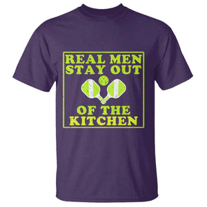 Funny Pickleball T Shirt Stay Out Of The Kitchen For Men TS12 Purple Print Your Wear