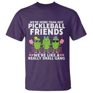 Pickleball Lovers T Shirt We Are More Than Just Pickleball Friends TS12 Purple Print Your Wear