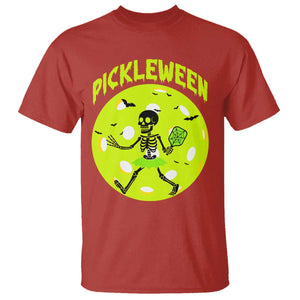 Funny Halloween Pickleball Lovers T Shirt Pickleween TS12 Red Print Your Wear