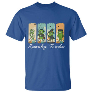 Funny Halloween Pickleball T Shirt Spooky Dinks Gift For Players TS12 Royal Blue Print Your Wear