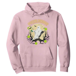 Funny Halloween Pickleball Hoodie Pickleboo Ghost Costume TS12 Light Pink Print Your Wear