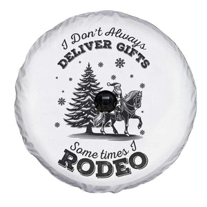 Funny Santa Cowboy Christmas Spare Tire Cover I Do Not Deliver Gifts I Rodeo TS12 Print Your Wear
