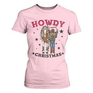 Funny Nutcracker Cowboy Howdy Christmas T Shirt For Women Western Holiday Gift TS12 Light Pink Print Your Wear