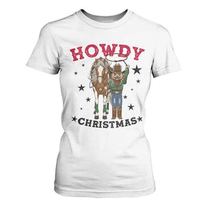 Funny Nutcracker Cowboy Howdy Christmas T Shirt For Women Western Holiday Gift TS12 White Print Your Wear