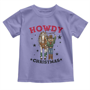 Funny Nutcracker Cowboy Howdy Christmas Toddler T Shirt Western Holiday Gift TS12 Violet Print Your Wear