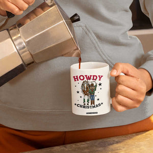 Funny Nutcracker Cowboy Howdy Christmas Coffee Mug Western Holiday Gift TS12 Print Your Wear